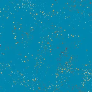 Speckled Metallic in Bright Blue by Rashida Colman-Hale