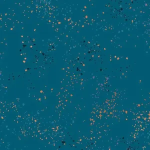 Speckled Metallic in Teal by Rashida Colman-Hale