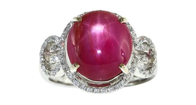 Star Ruby Ring 7.48ct