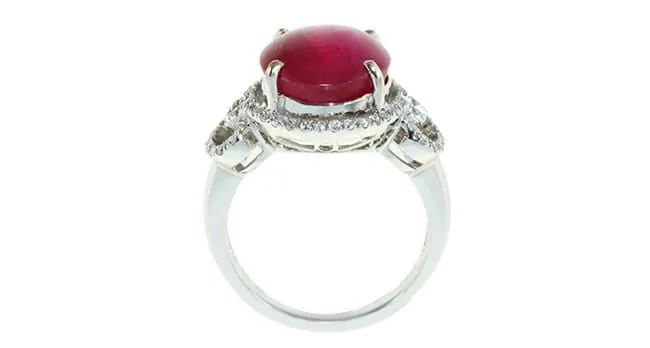 Star Ruby Ring 7.48ct