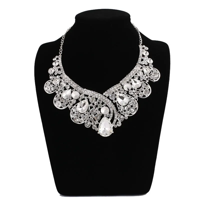 Super Alloy Rhinestone Wedding Dress Jewelry