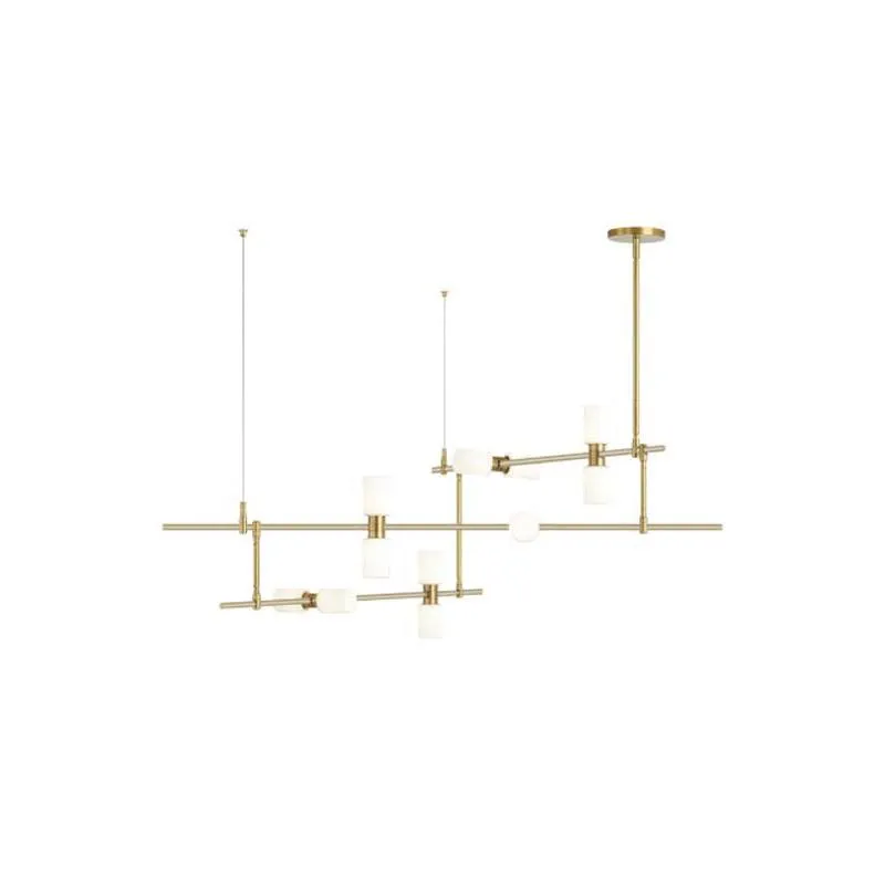 Tech Lighting 700MDCH Modernrail Chandelier 2