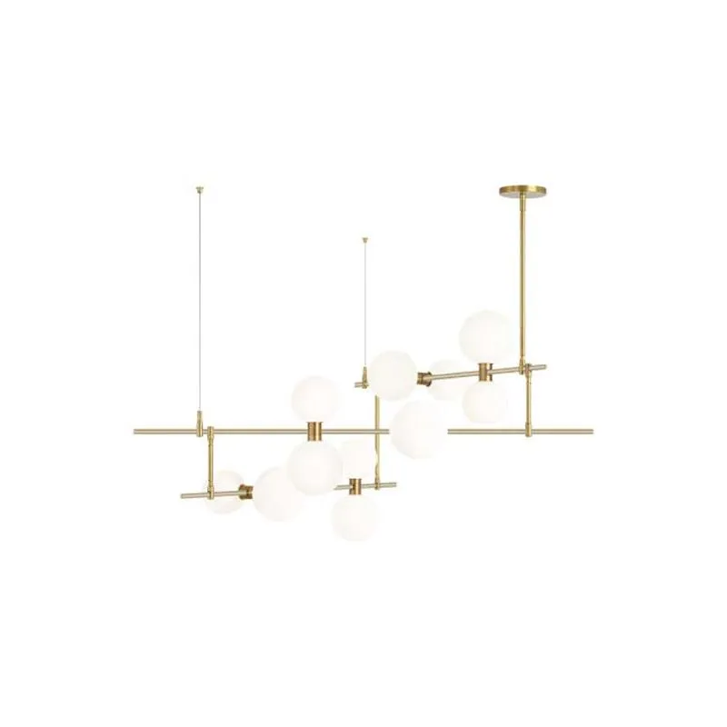 Tech Lighting 700MDCH Modernrail Chandelier 2