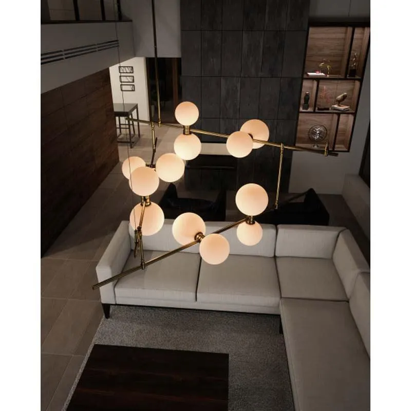 Tech Lighting 700MDCH Modernrail Chandelier 2