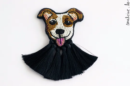 The Jack Russel Terrier Statement Brooch - The Best Friend