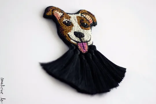 The Jack Russel Terrier Statement Brooch - The Best Friend