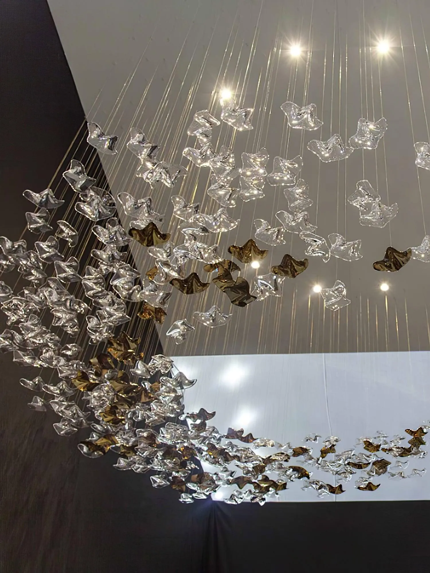 Tidal Art Glass Chandelier