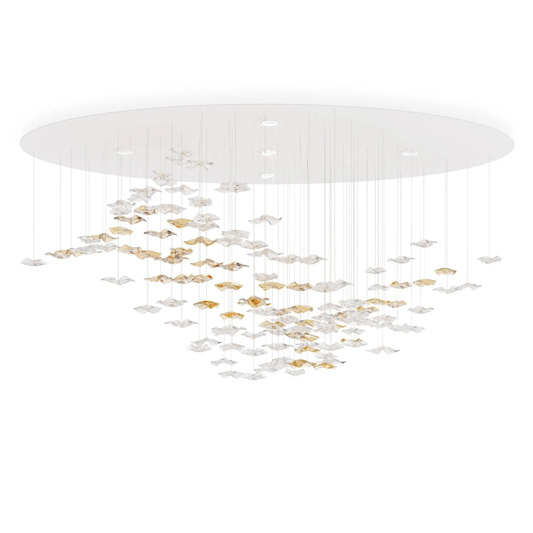 Tidal Art Glass Chandelier