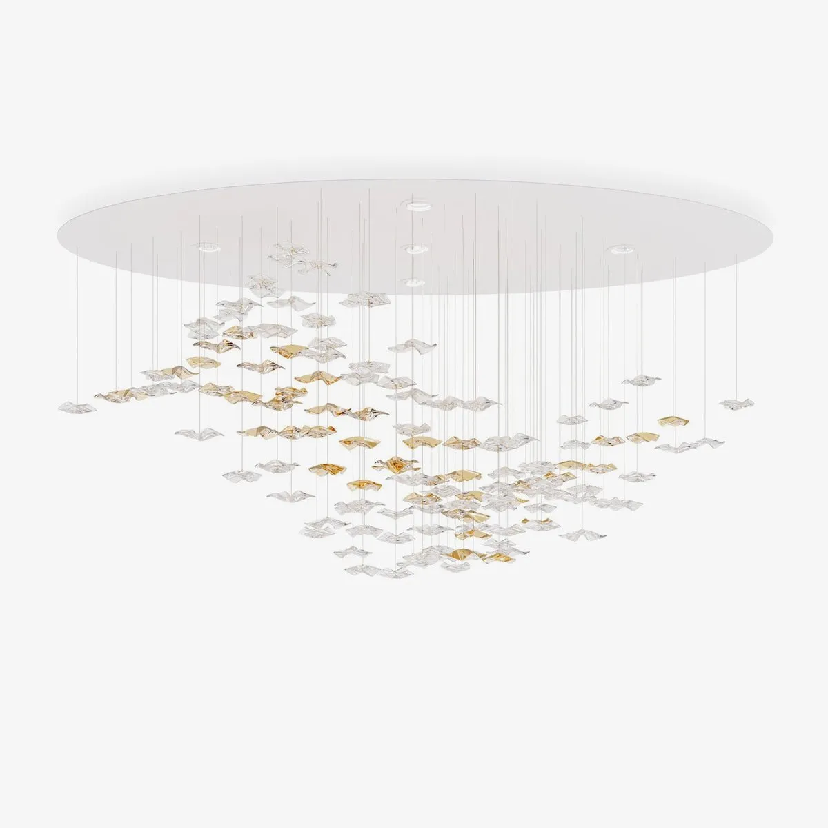 Tidal Art Glass Chandelier