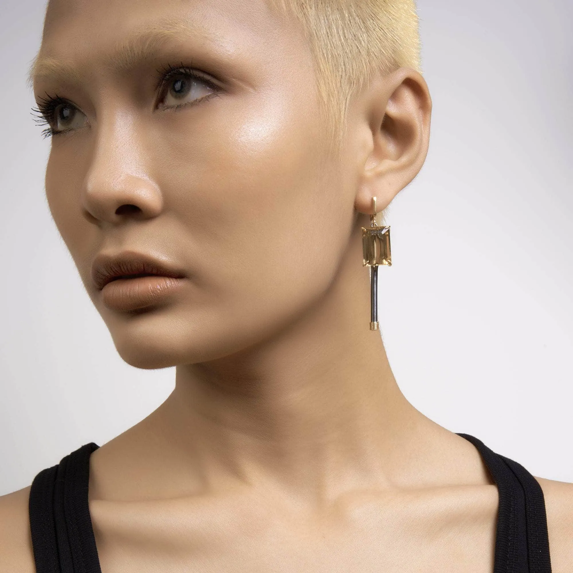 Trane Citrine Earrings