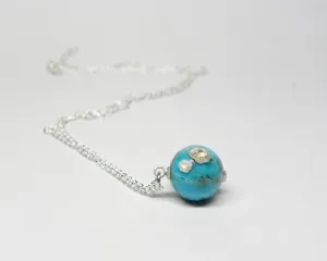 Turquoise Buoy Necklace