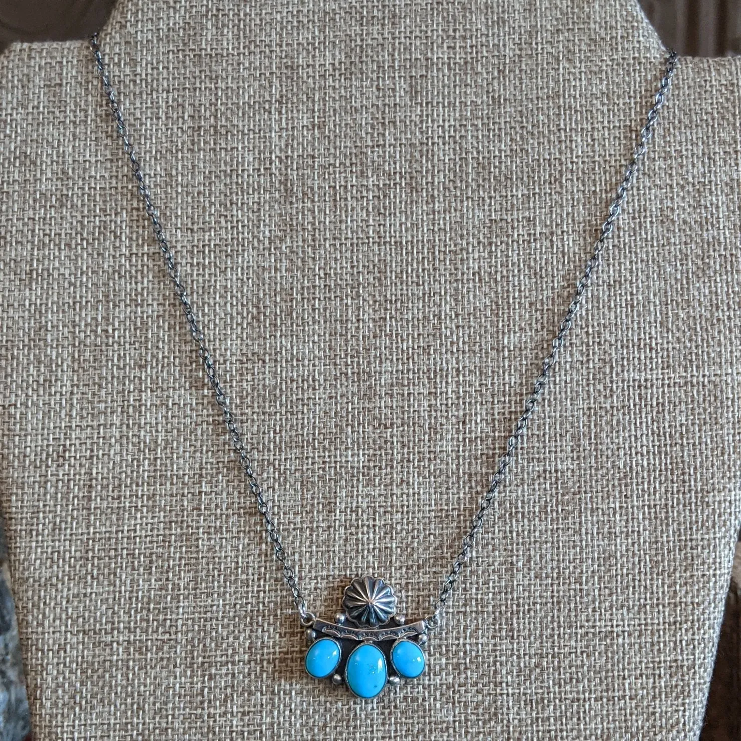 Turquoise Necklace by Lowell Draper GJ-NKL-0033